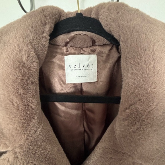 Velvet by Graham & Spencer • Brown Faux Fur Teddy Jacket - Women’s Size Large - Picture 5 of 16
